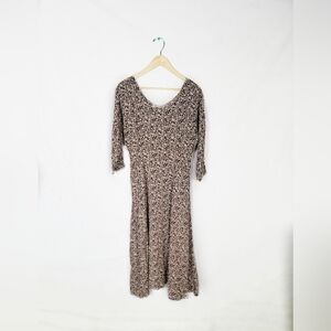Women's Vintage Floral Print Size 7/8 Dress